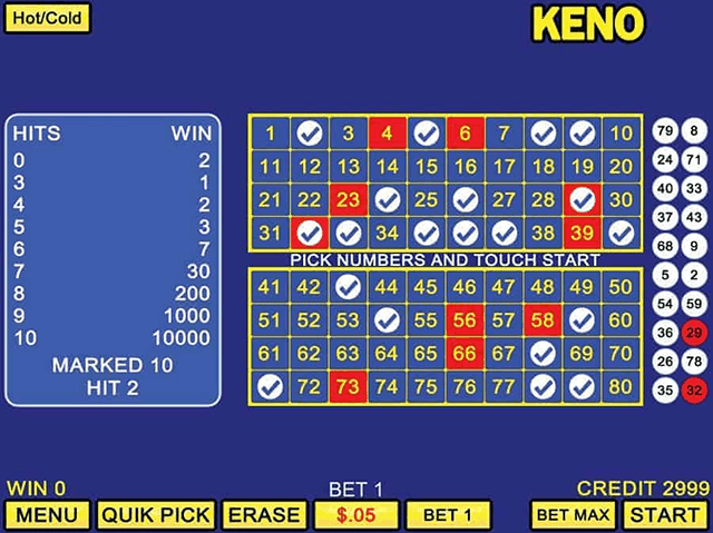 Tìm hiểu về game cá cược ăn tiền số một hiện nay – Keno
